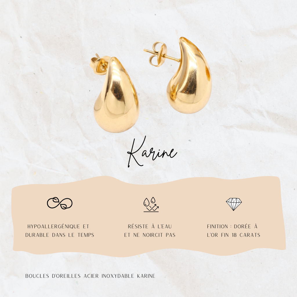 Boucles d'oreille Karine