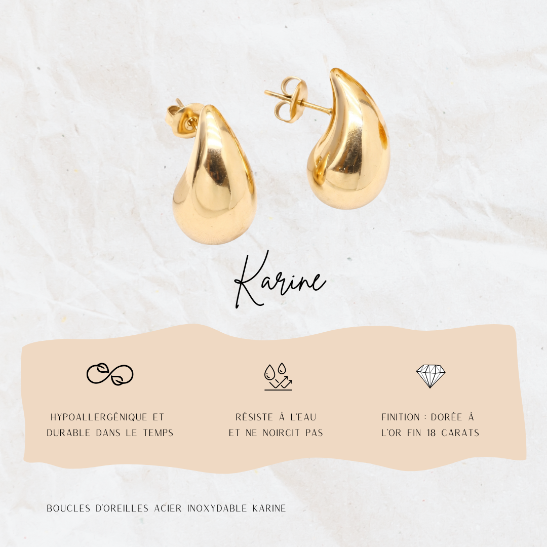 Boucles d'oreille Karine