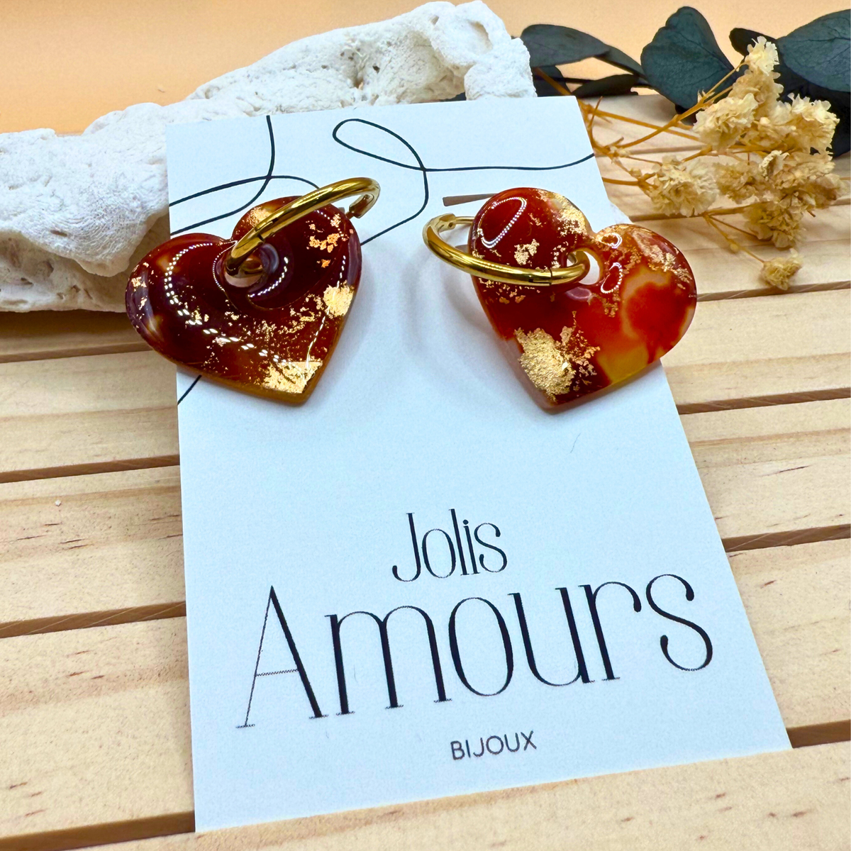 GLOAZ - Coeur Caramel & Or