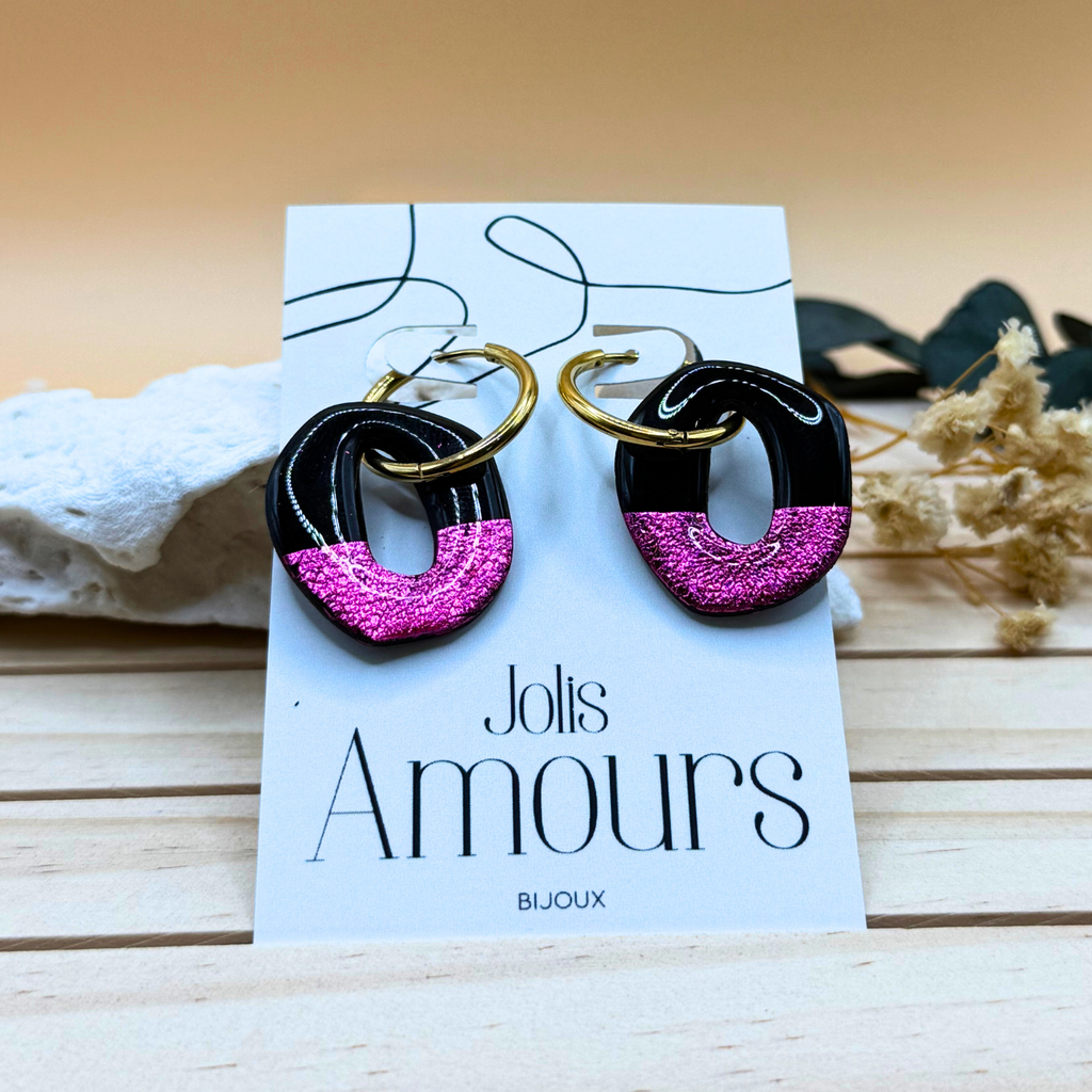 Kerlenn – BI-Color- Noir&Rose Jolis Amours