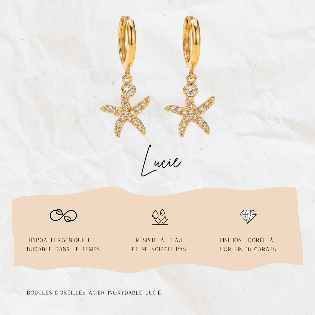 Boucles d'oreille Lucie