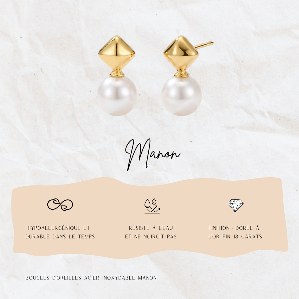 Boucles d'oreille Manon