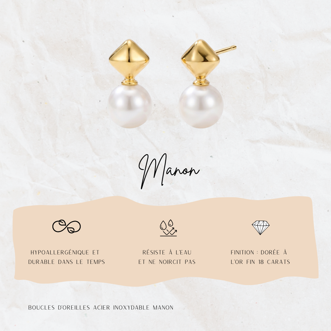 Boucles d'oreille Manon