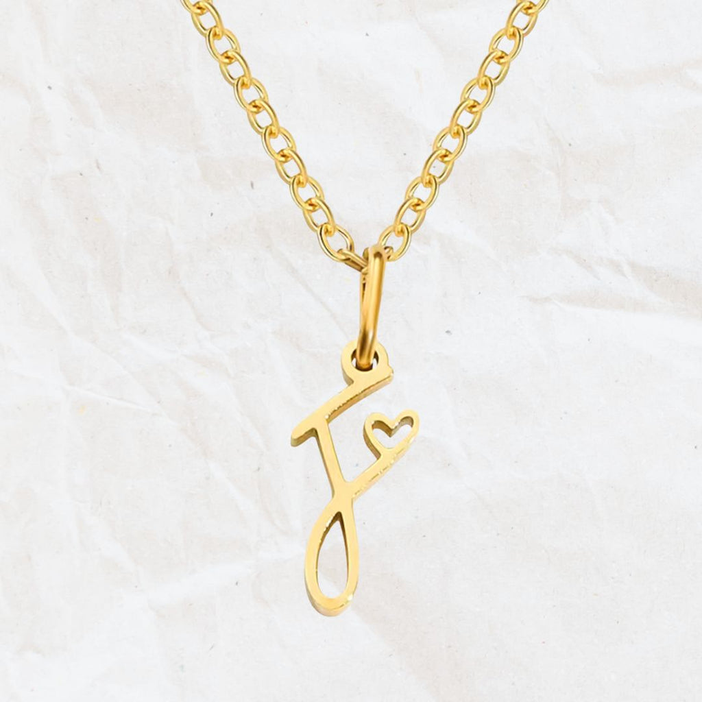 Collier Initial Jolis Amours