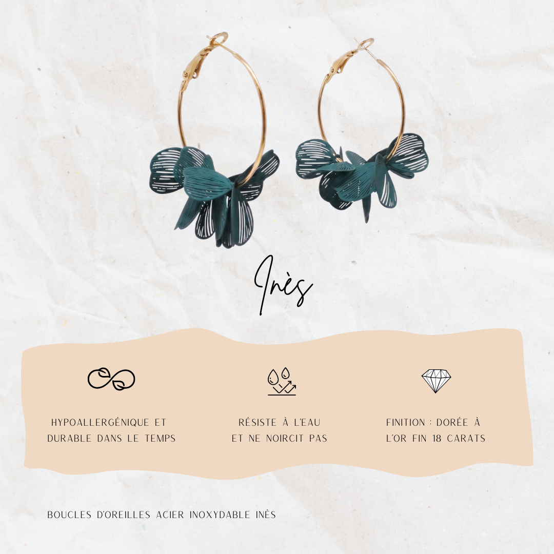 Boucles d'oreille Inès