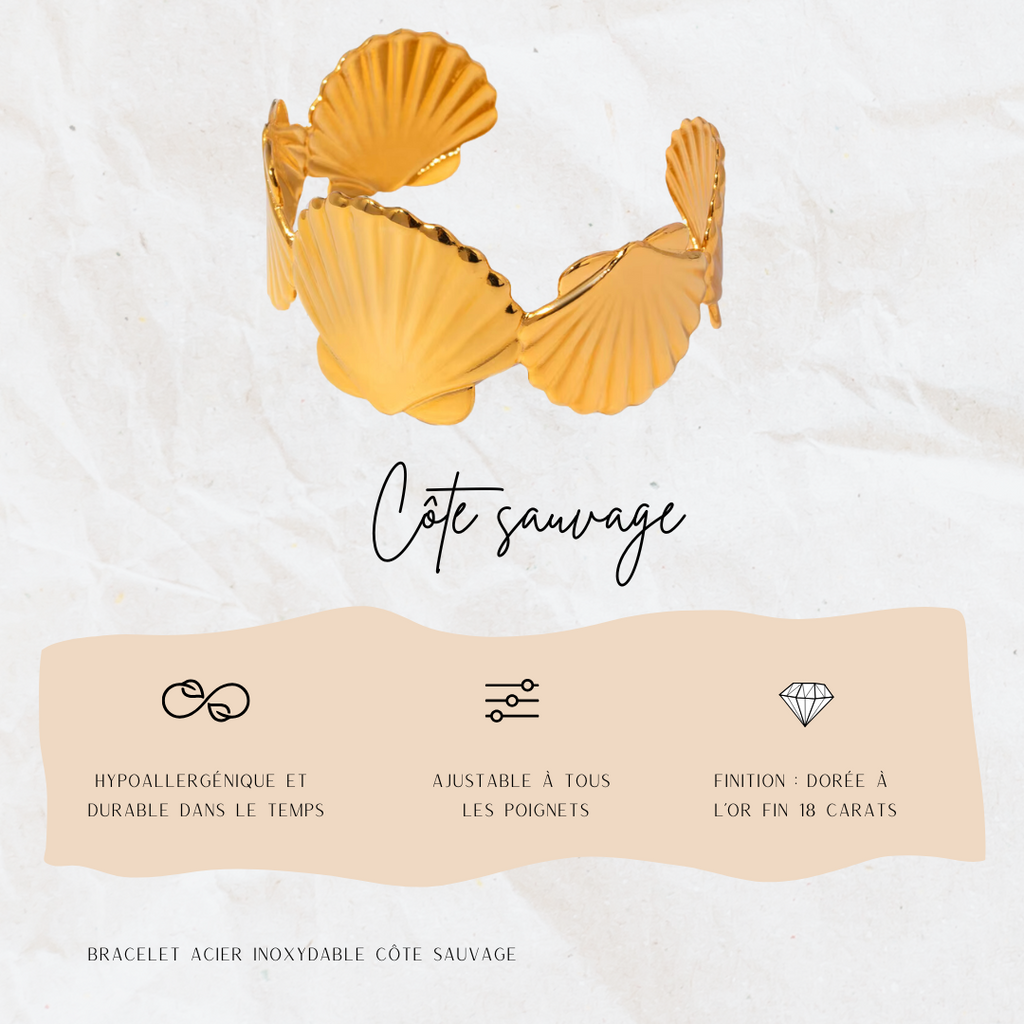Bracelet Côte sauvage Jolis Amours