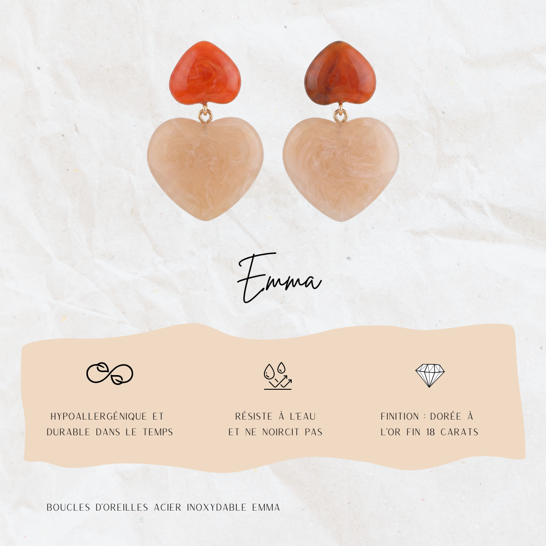 Boucles d'oreille Emma