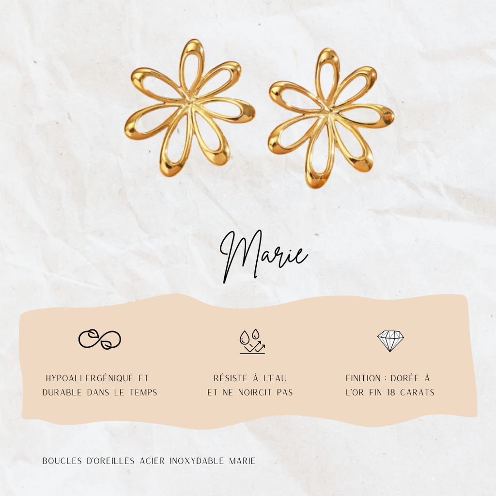 Boucles d'oreille Marie