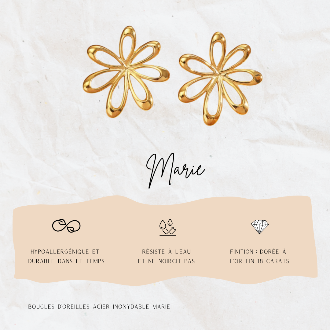 Boucles d'oreille Marie