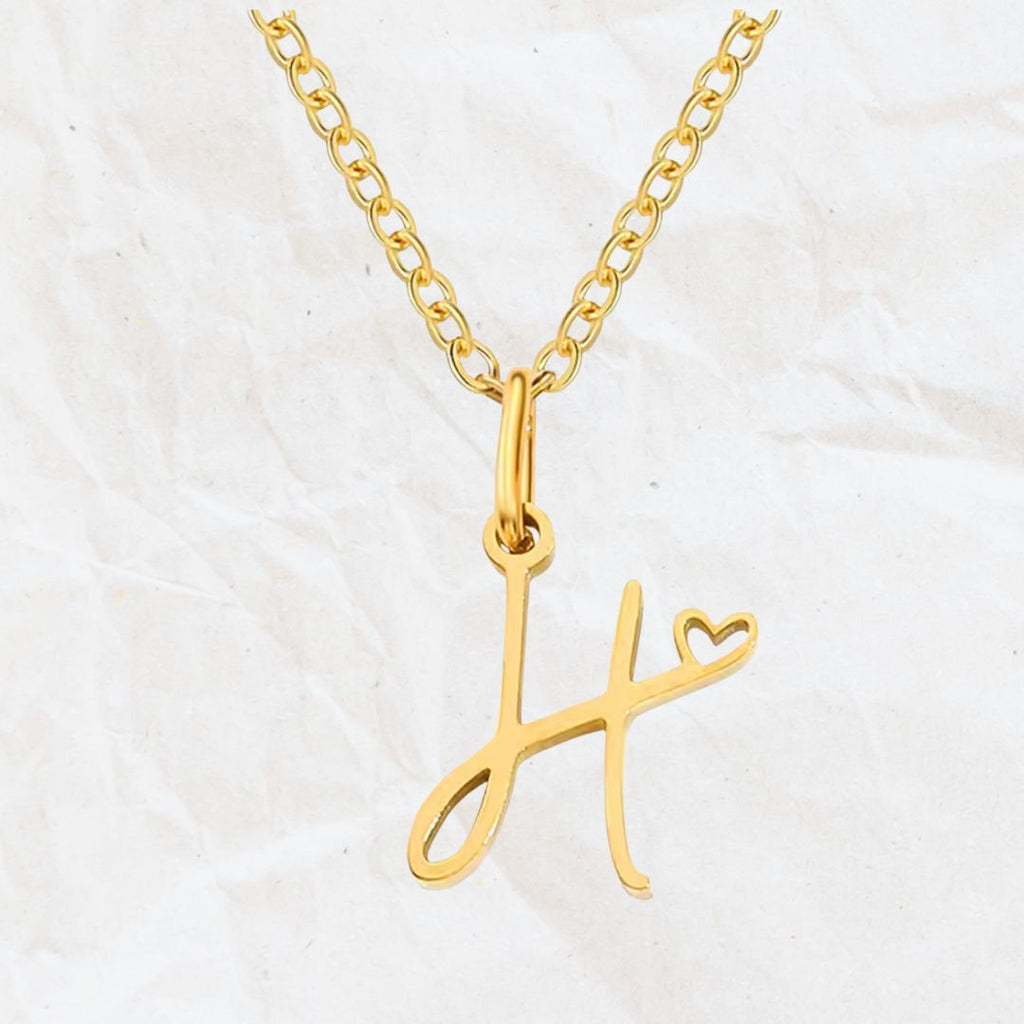Collier Initial Jolis Amours
