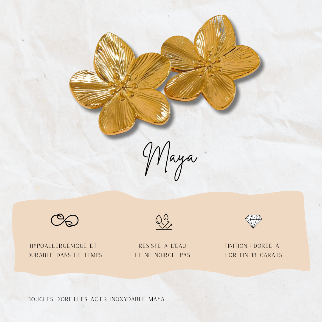 Boucles d'oreille Maya