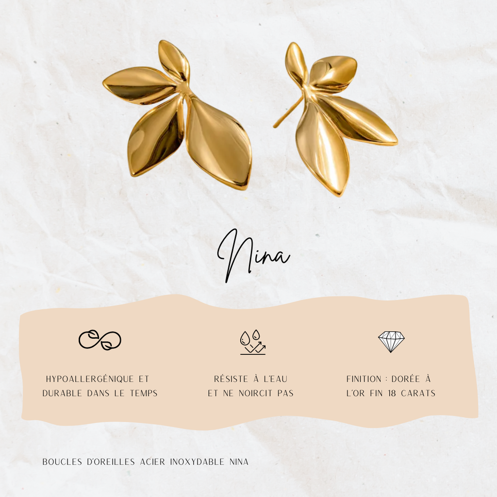 Boucles d'oreille Nina