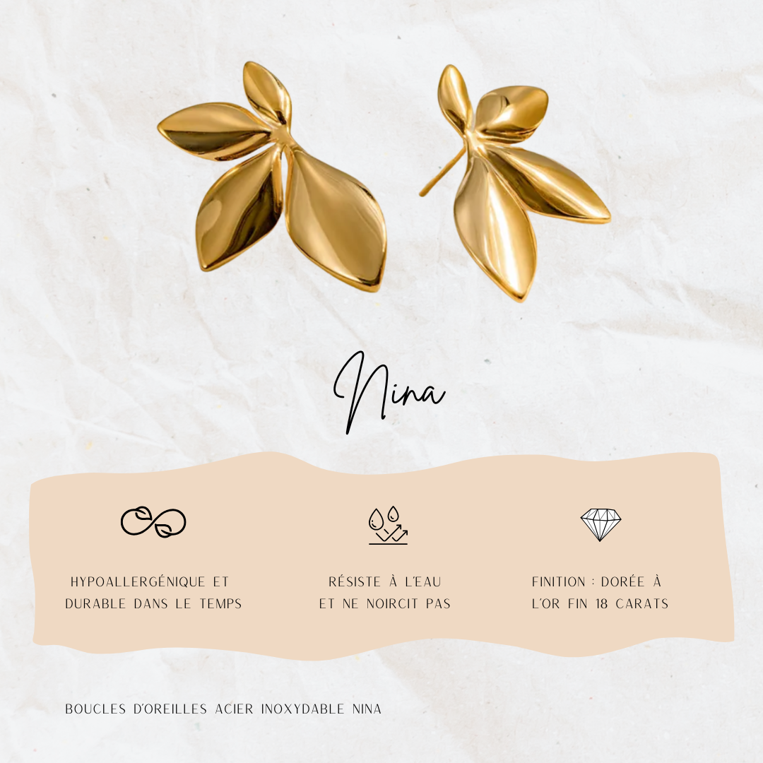 Boucles d'oreille Nina