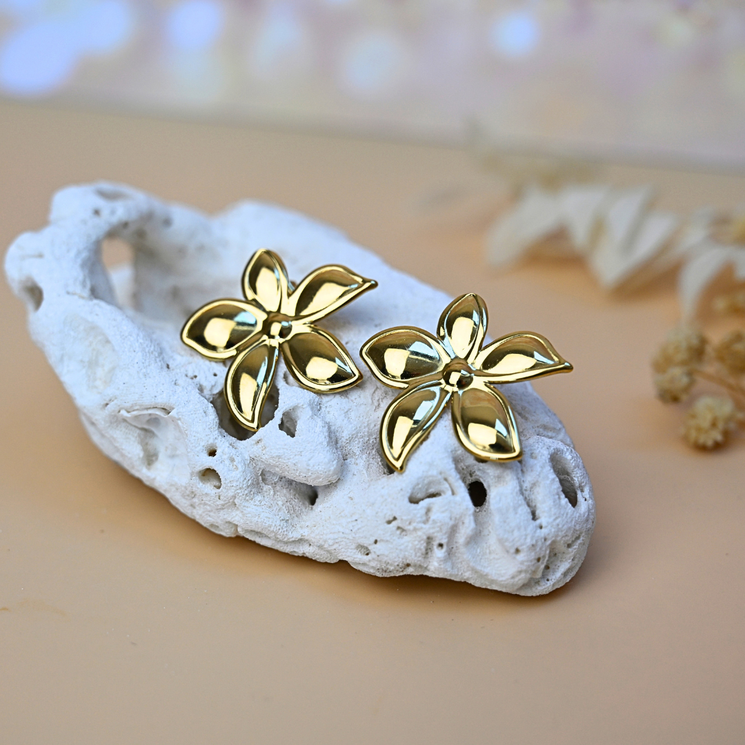 Boucles d'oreille Ambre
