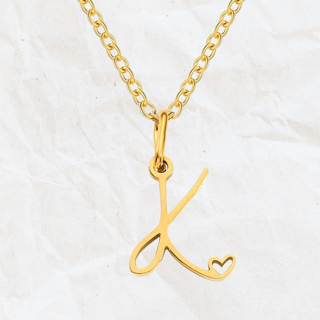 Collier Initial Jolis Amours