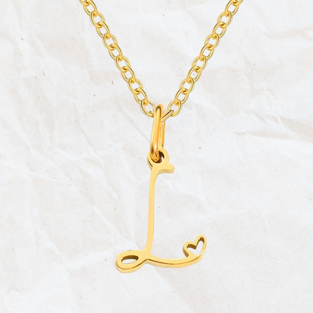 Collier Initial Jolis Amours