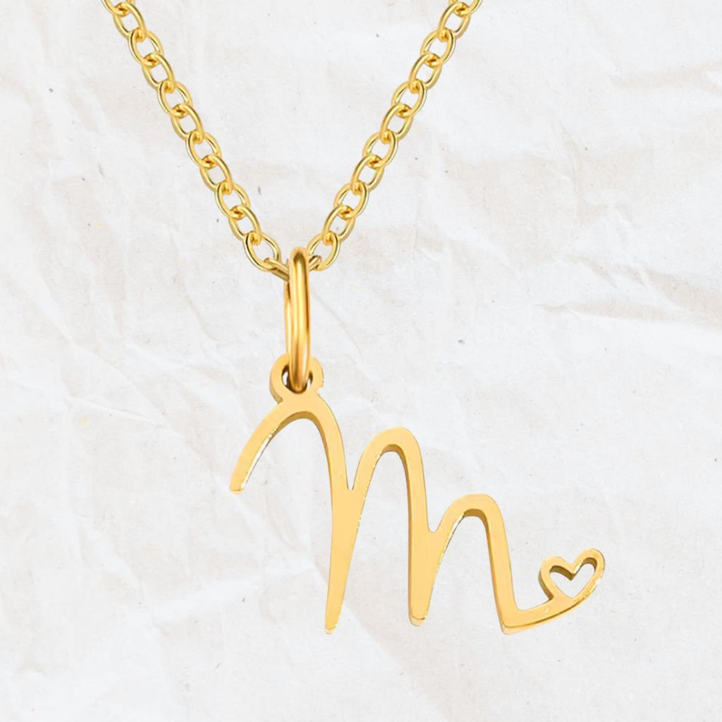 Collier Initial Jolis Amours