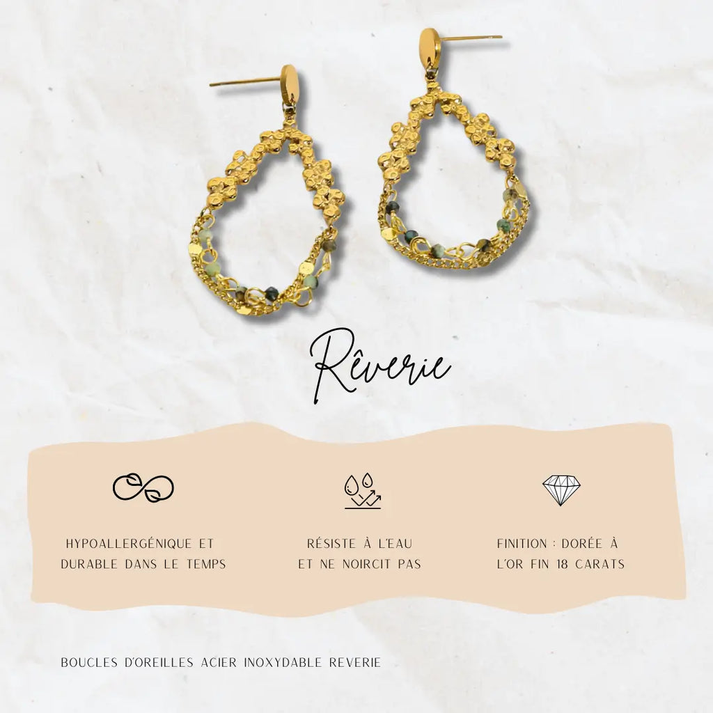 Boucles d'oreille Amélia Jolis Amours