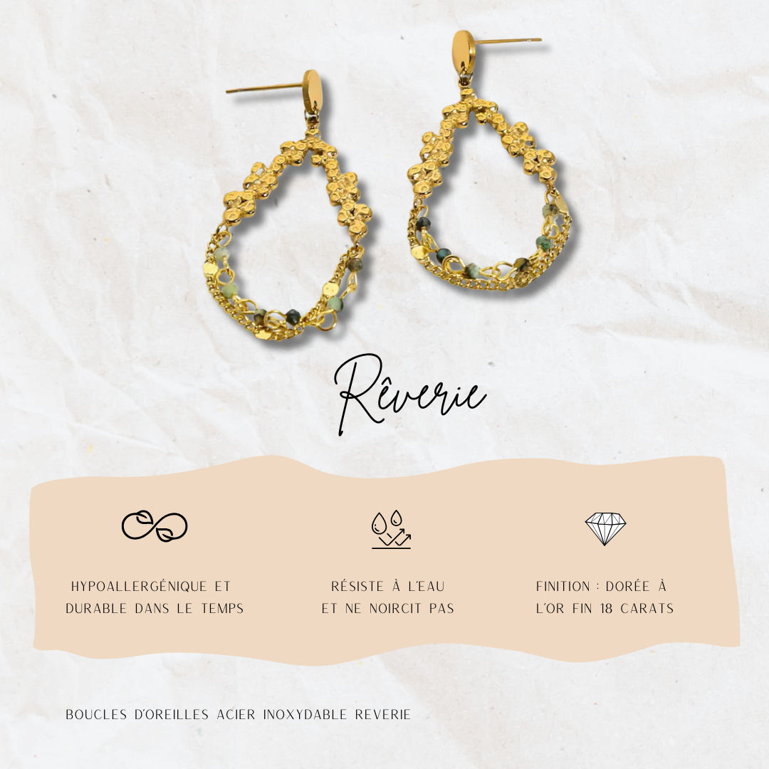 Boucles d'oreille Amélia