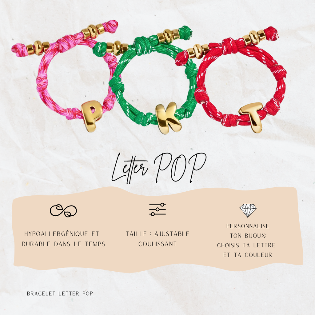 Bracelet LETTER POP