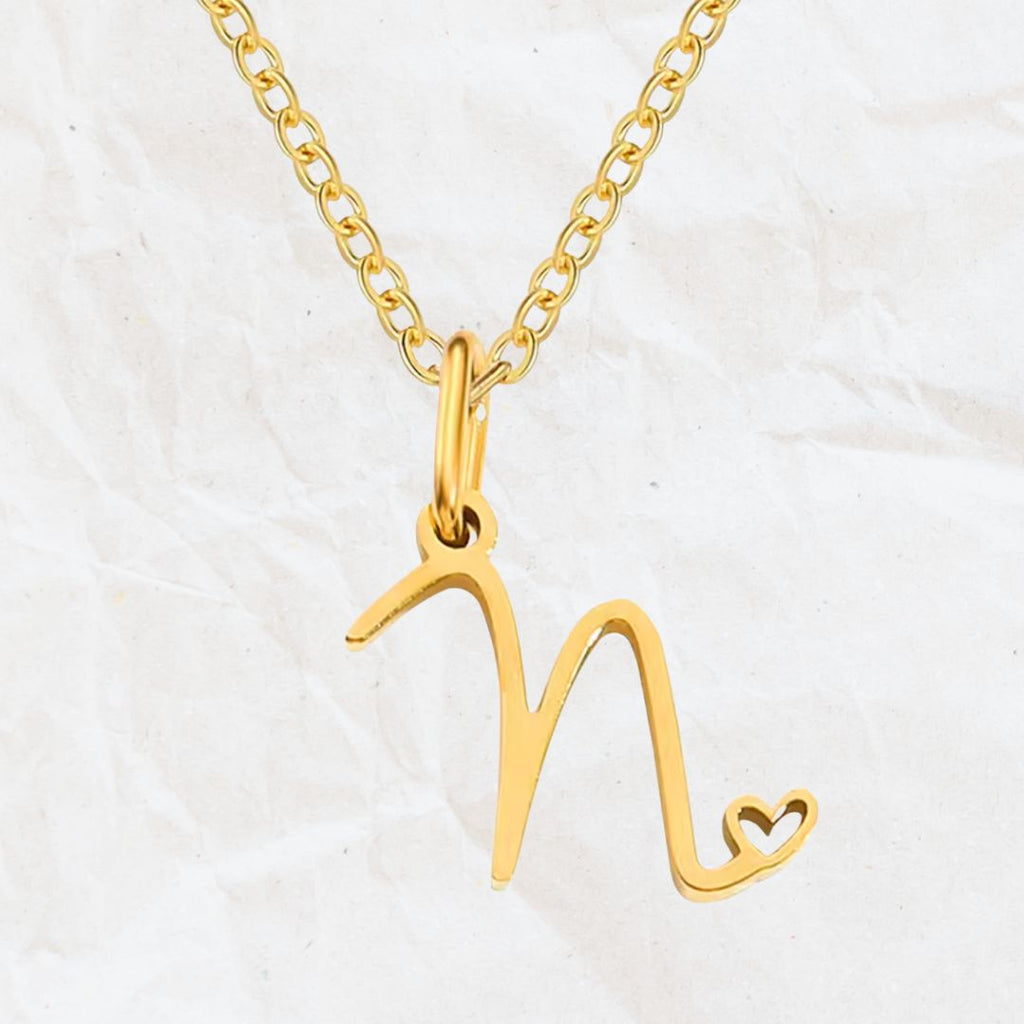Collier Initial Jolis Amours