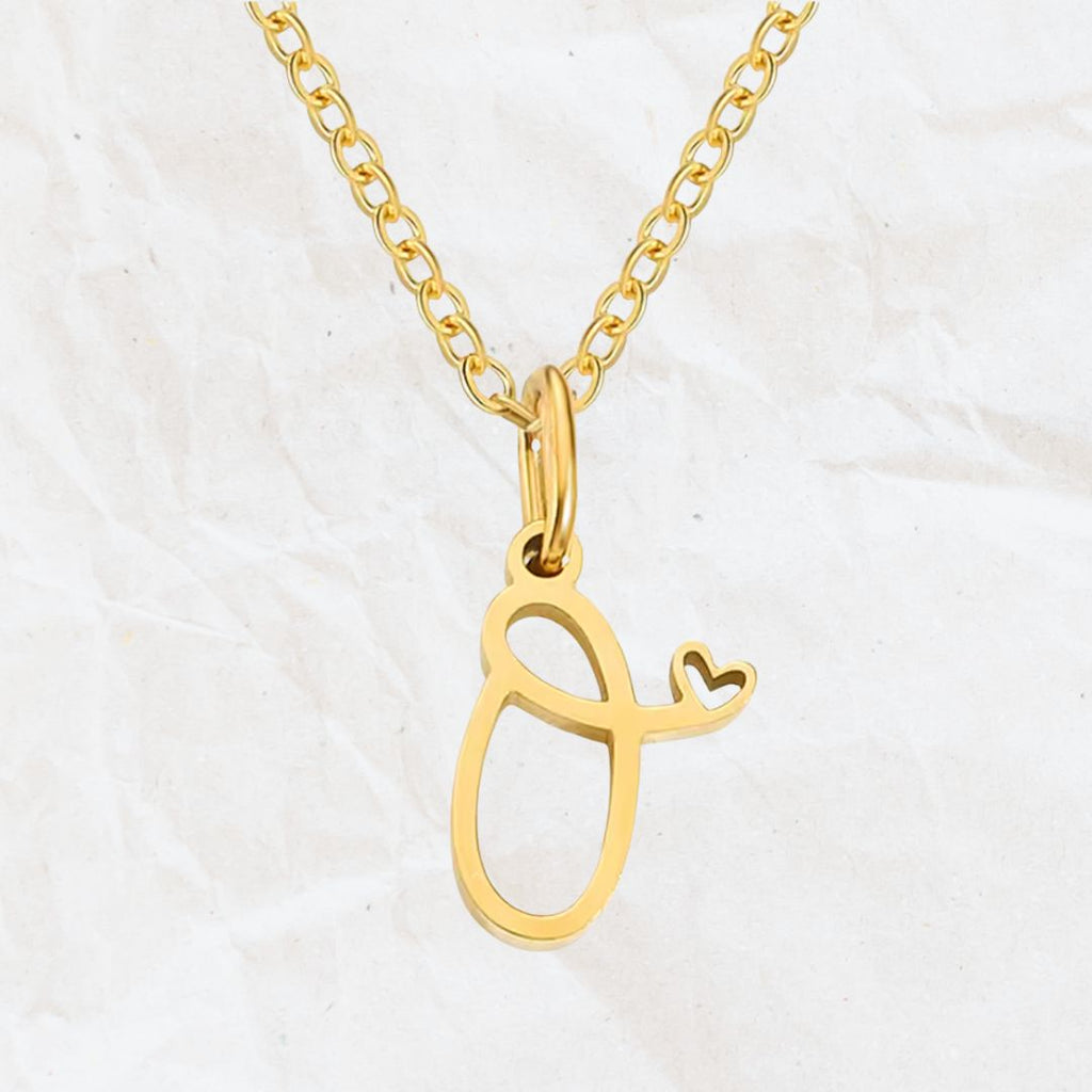 Collier Initial Jolis Amours