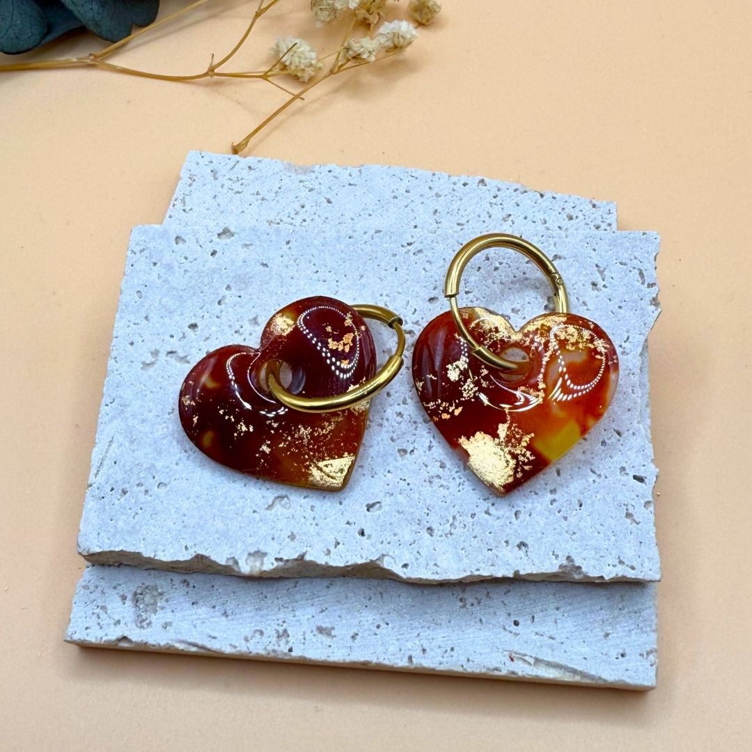 GLOAZ - Coeur Caramel & Or