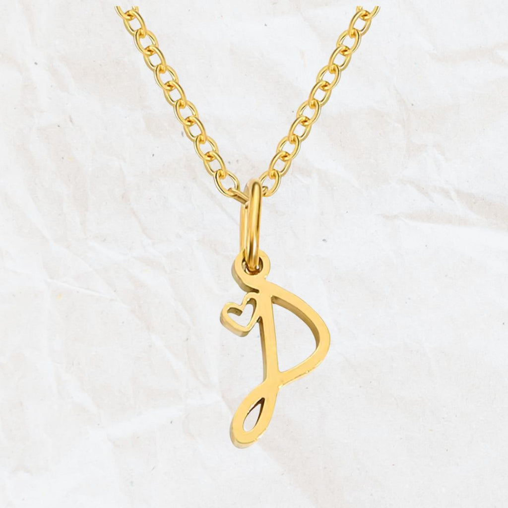 Collier Initial Jolis Amours