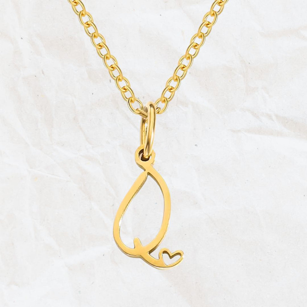 Collier Initial Jolis Amours