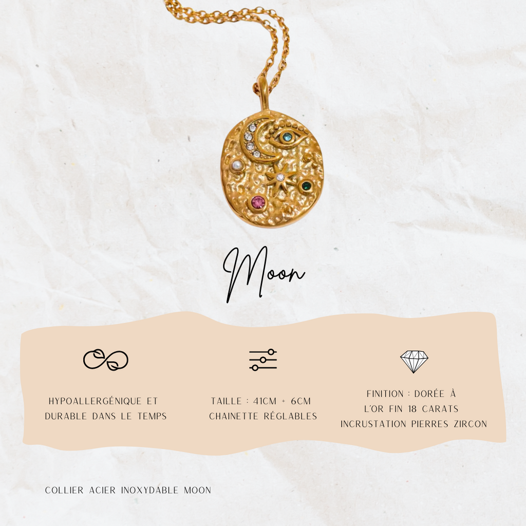 Collier Moon Jolis Amours