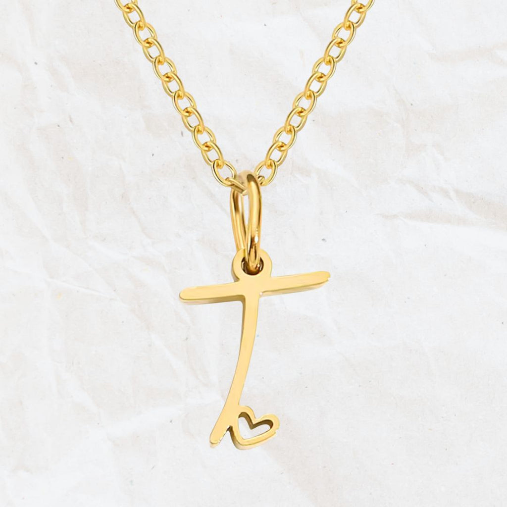 Collier Initial Jolis Amours