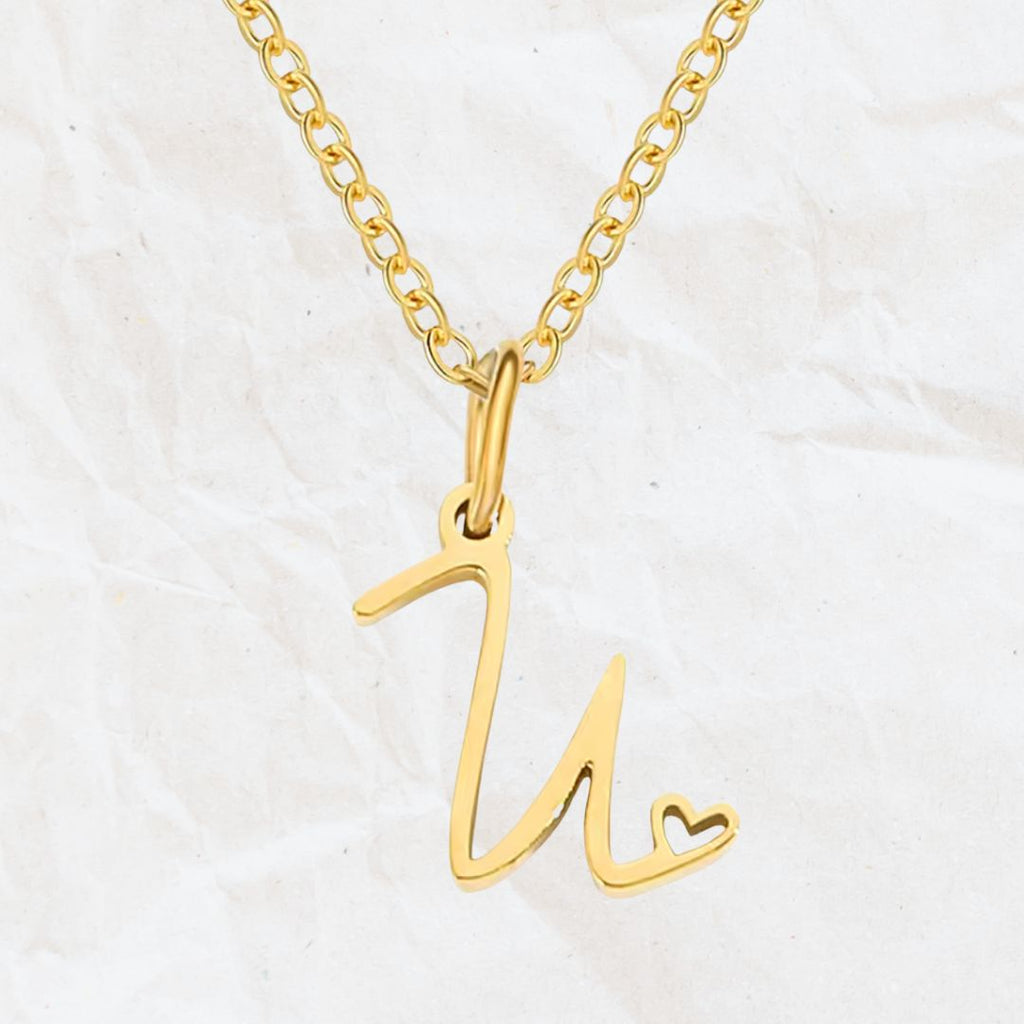 Collier Initial Jolis Amours