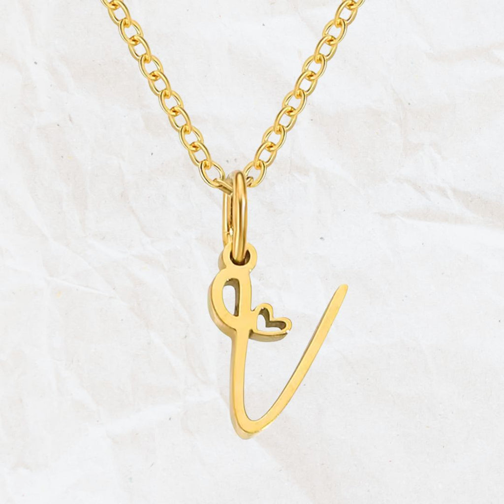 Collier Initial Jolis Amours