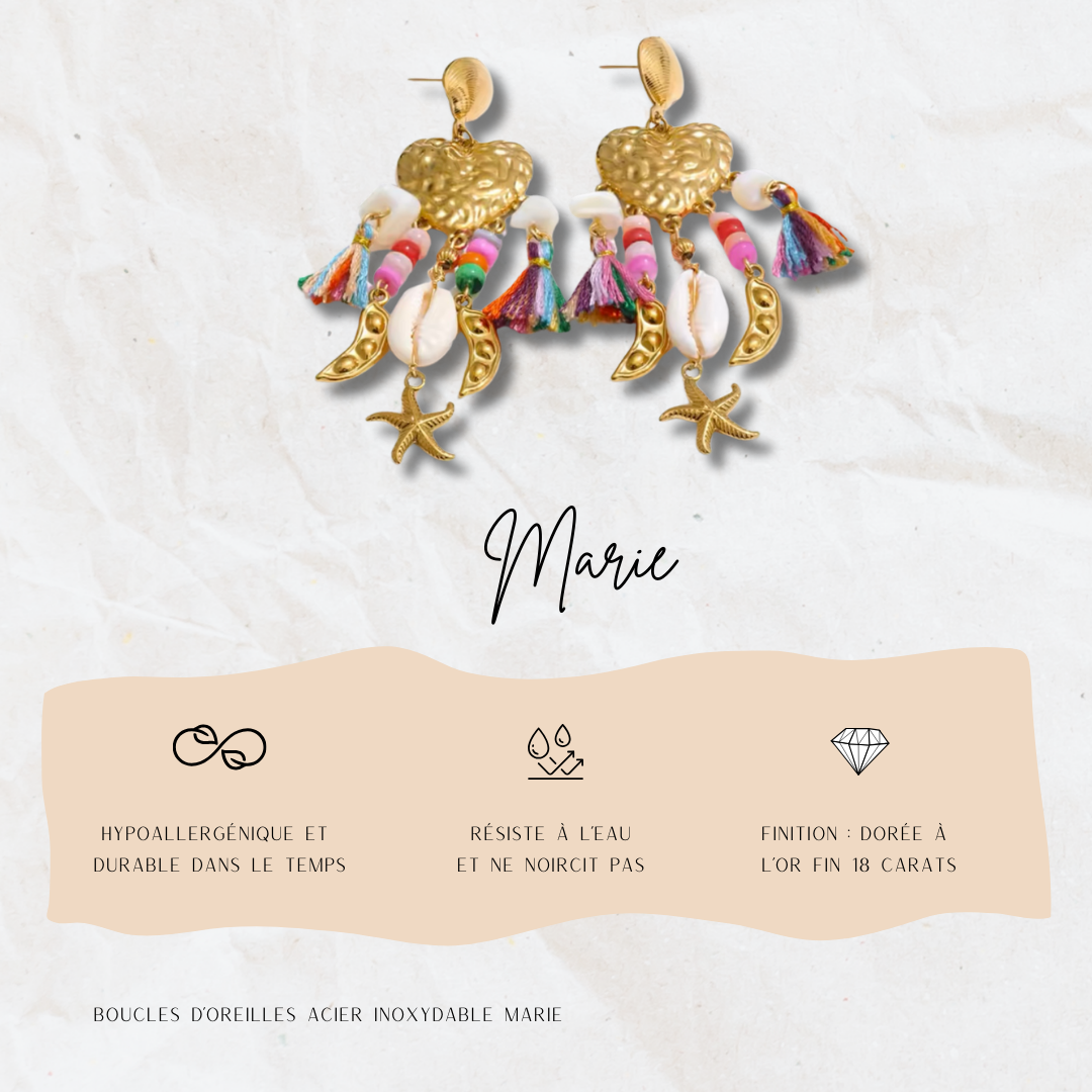Boucles d'oreille Marie