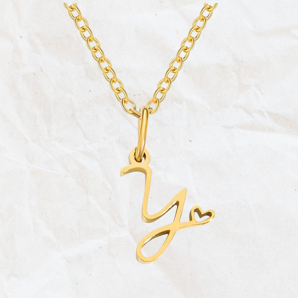 Collier Initial Jolis Amours