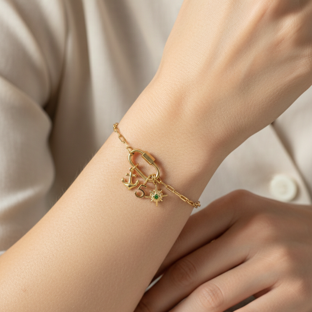 Bracelet LINK – Maille Fine Jolis Amours