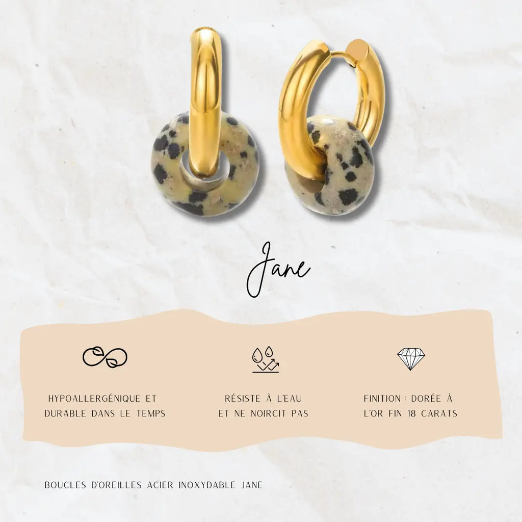Boucles d'oreille Jane Jolis Amours