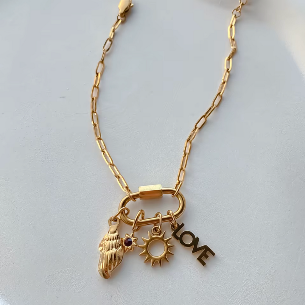 Bracelet LINK – Maille Trombone Large Jolis Amours