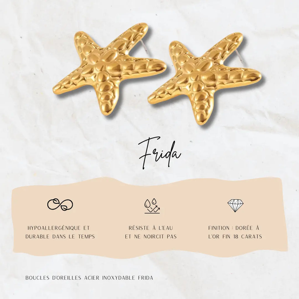 Boucles d'oreille Frida Jolis Amours