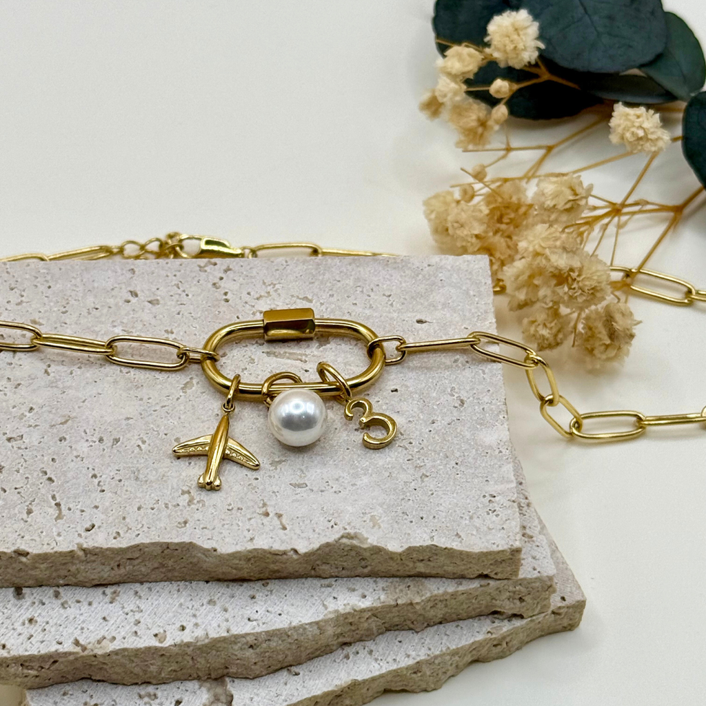 Collier LINK – Maille Trombone Large Jolis Amours