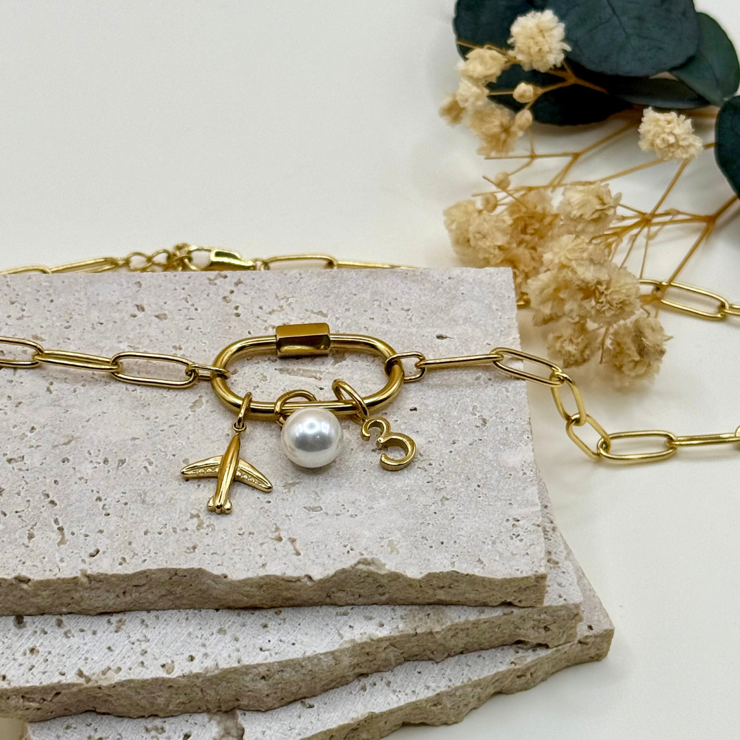 Collier LINK – Maille Trombone Fine