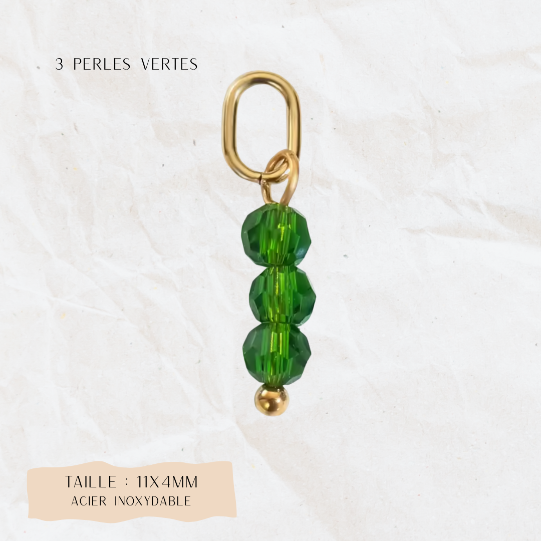 LINK 3 PERLES VERTES Jolis Amours