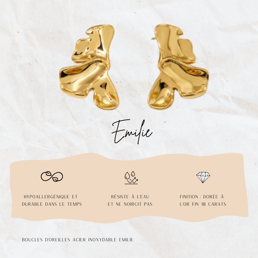 Boucles d'oreille Emilie Jolis Amours