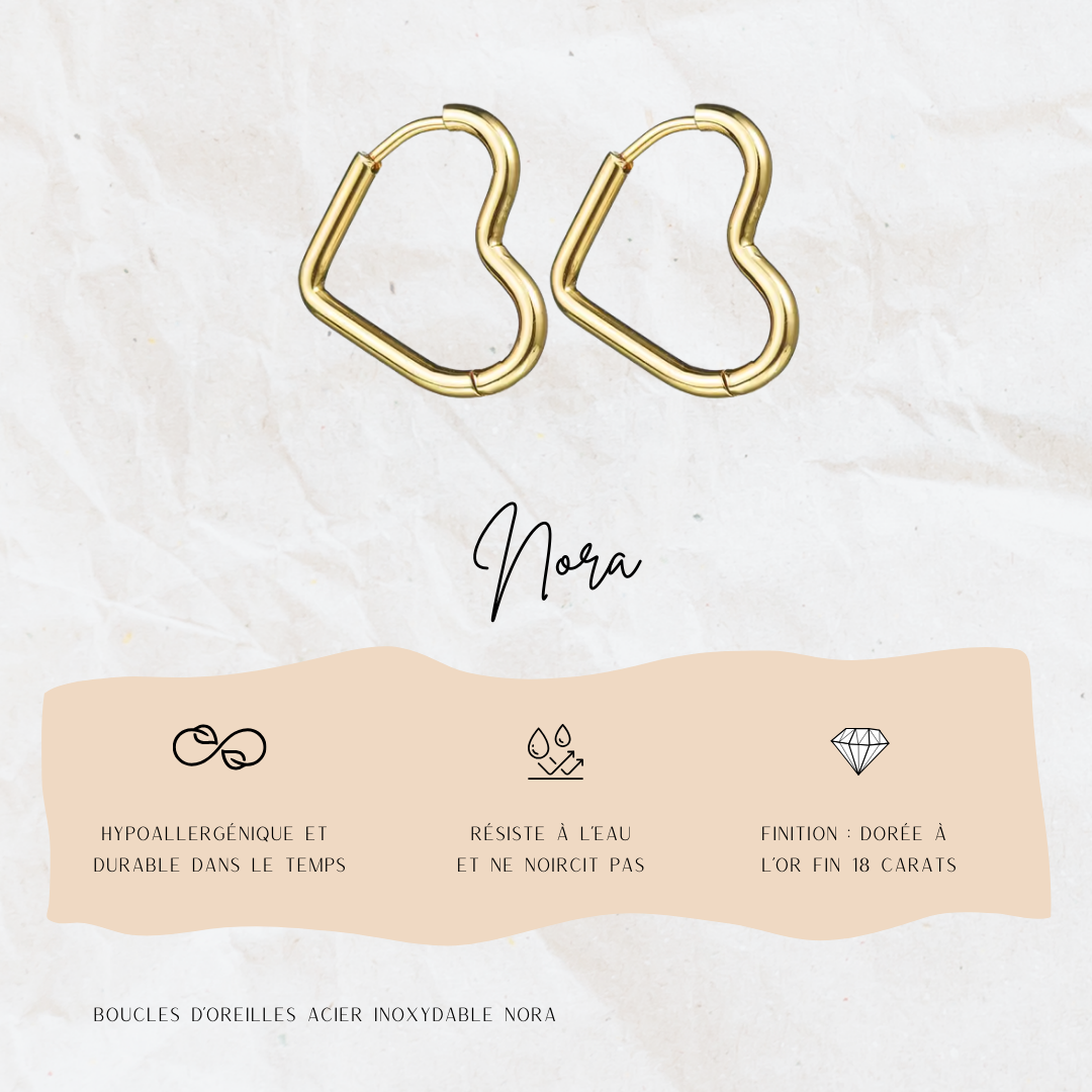 Boucles d'oreille Nora
