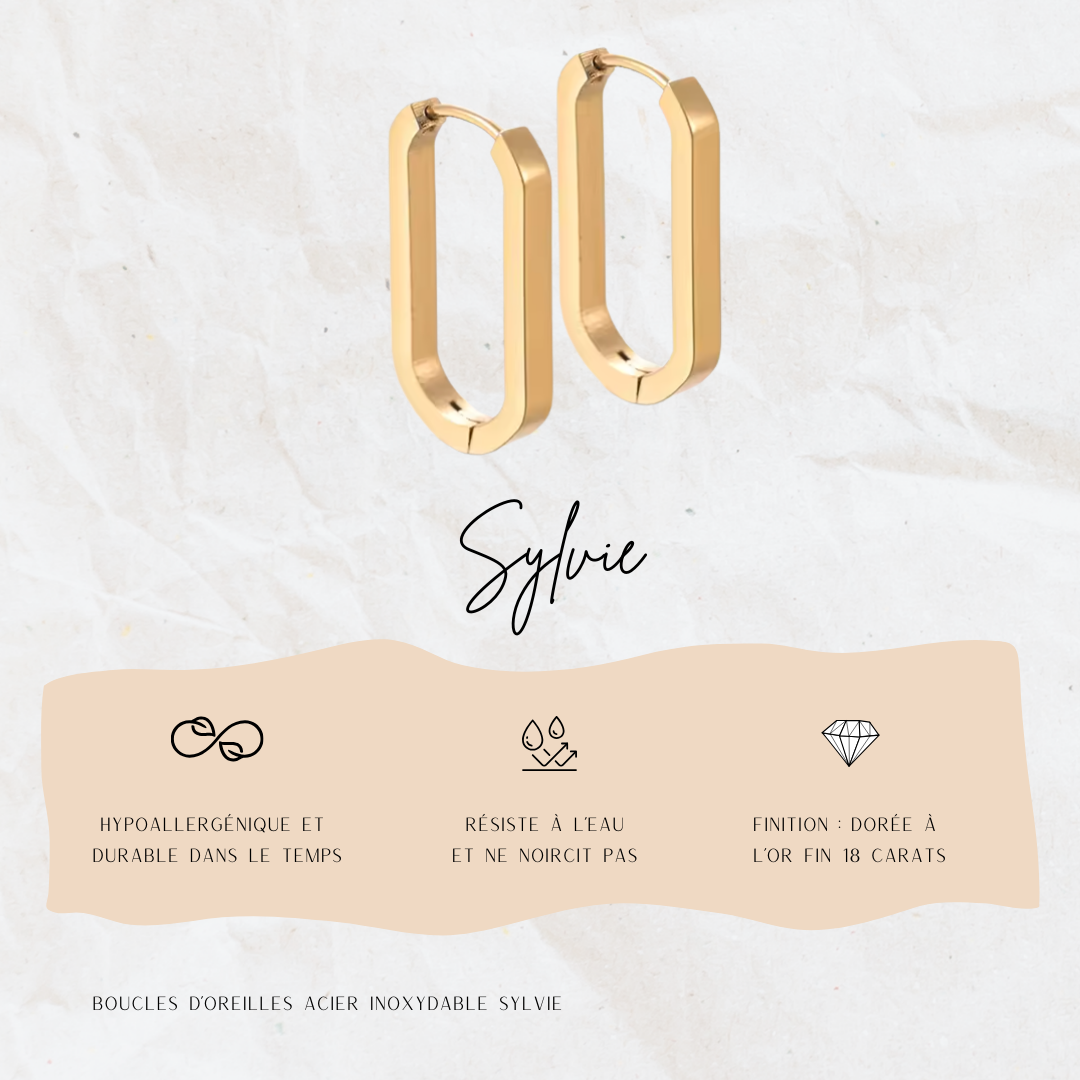 Boucles d'oreille Sylvie
