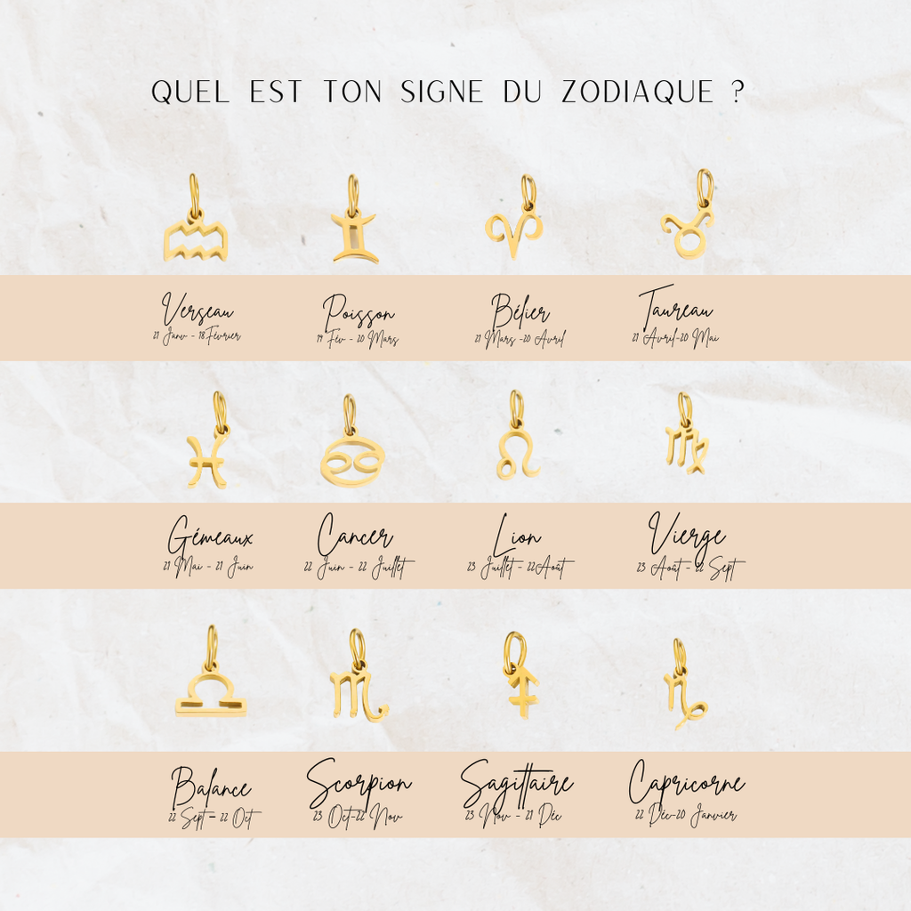 Collier Zodiac Jolis Amours
