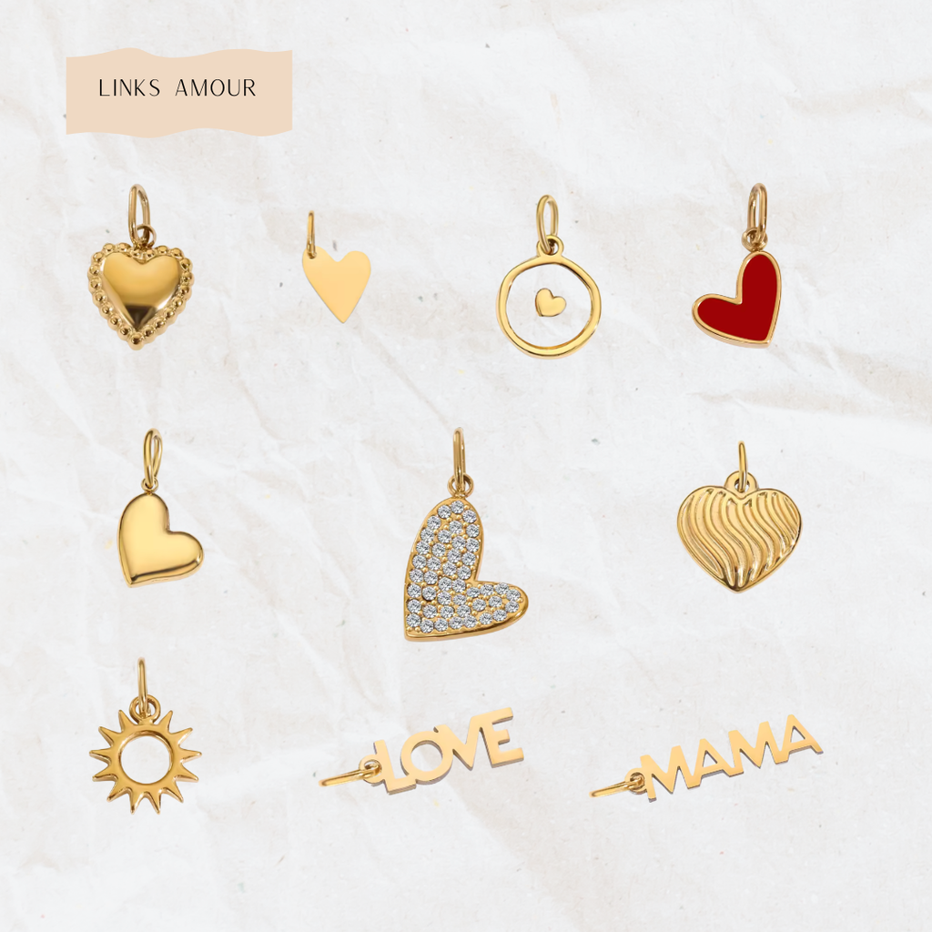 Bracelet LINK – Maille Trombone Large Jolis Amours