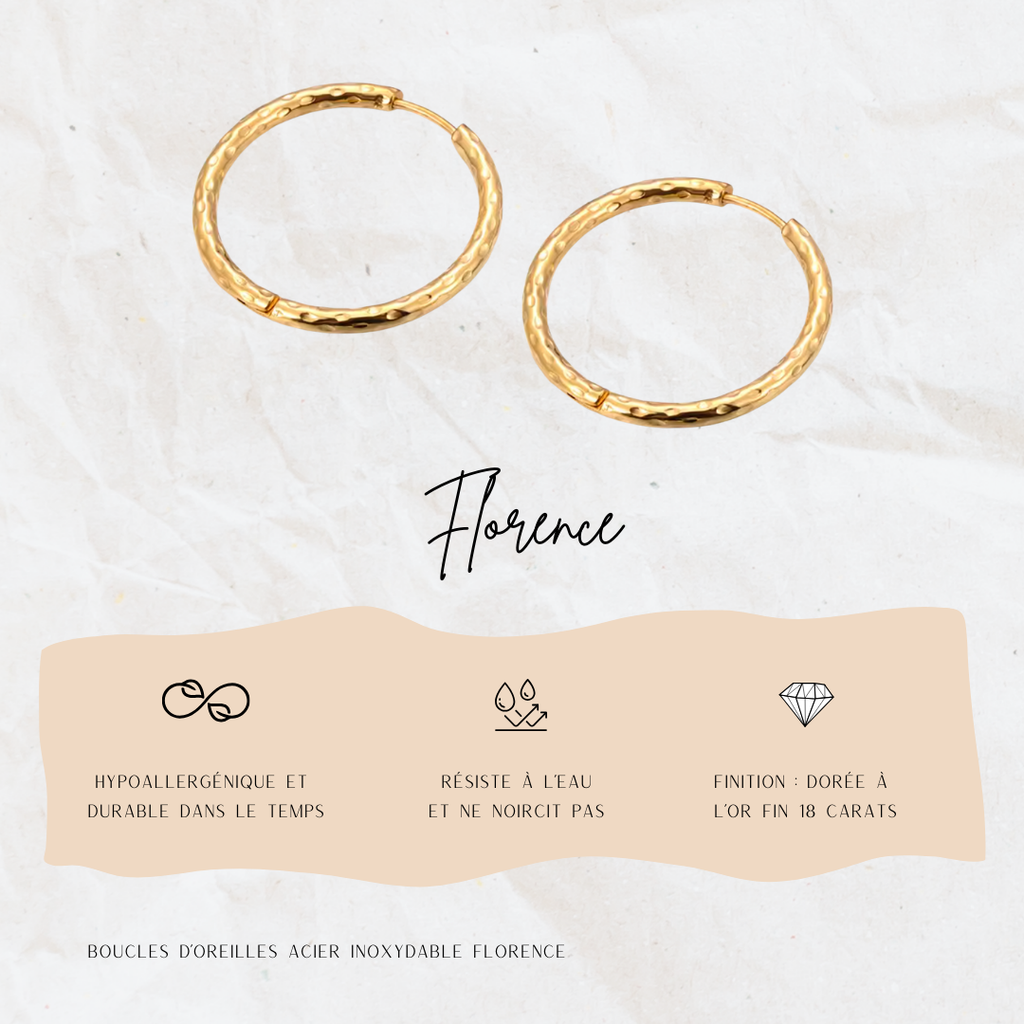 Boucles d'oreille Florence Jolis Amours