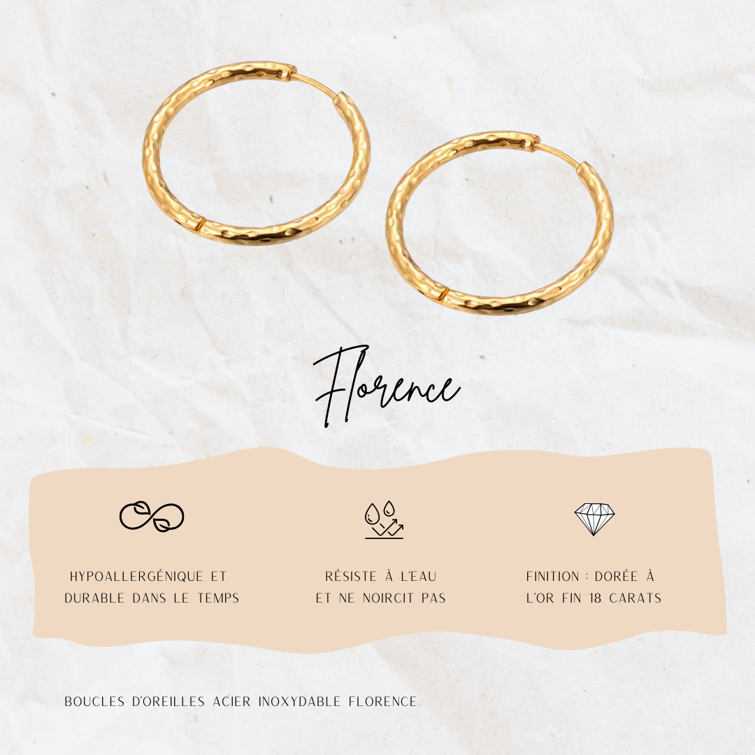 Boucles d'oreille Florence