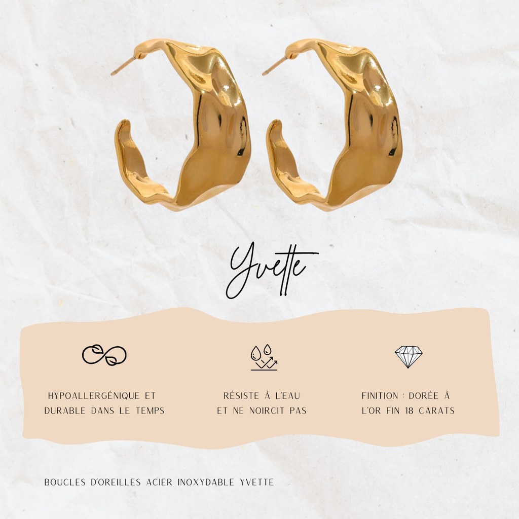 Boucles d'oreille Yvette Jolis Amours